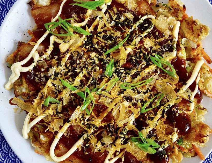 The Cooking of Joy: Sourdough Discard Okonomiyaki Waffles